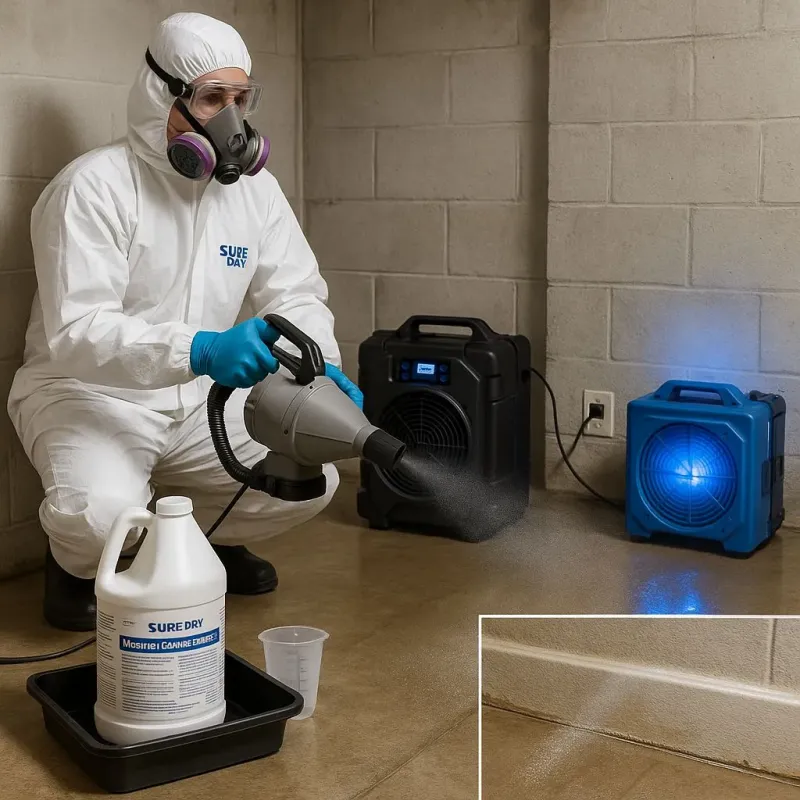 Sanitization and Odor Removal process in Galveston County, TX