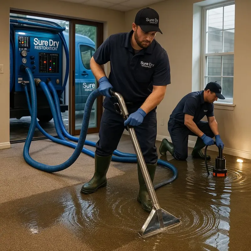 Water Extraction and Removal process in Galveston County, TX